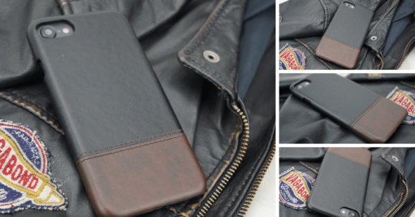 Leather black case iPhone 7